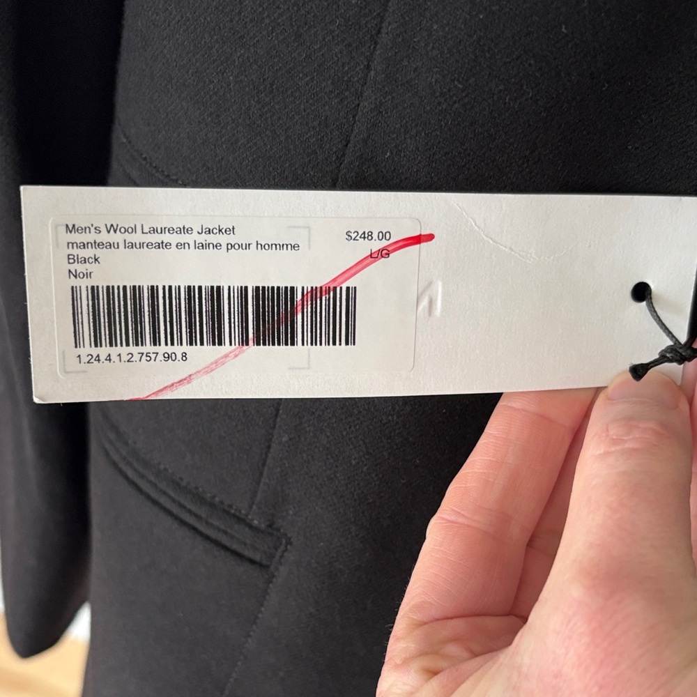 KOTN Men's Black Sport Coat Blazer - Picture 7 of 7